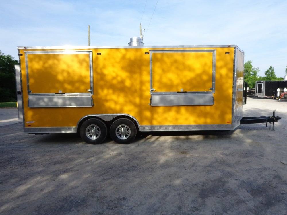 452-8.5-x-20-penske-yellow-concession-food-trailer-with-appliances-31.jpg 8.5' x 20' Penske Yellow Concession Food Trailer With Appliances