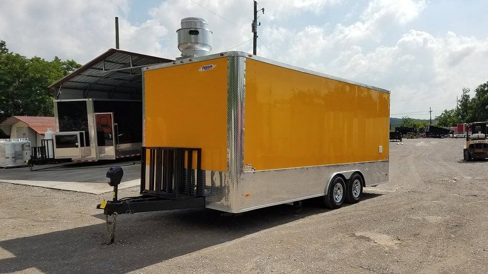 453-8.5-x-20-penske-yellow-flat-nose-concession-food-trailer-20.jpg 8.5' x 20' Penske Yellow Flat Nose Concession Food Trailer