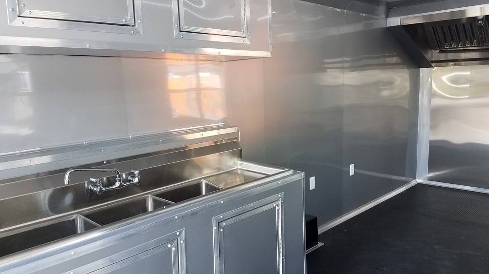 453-8.5-x-20-penske-yellow-flat-nose-concession-food-trailer-21.jpg 8.5' x 20' Penske Yellow Flat Nose Concession Food Trailer