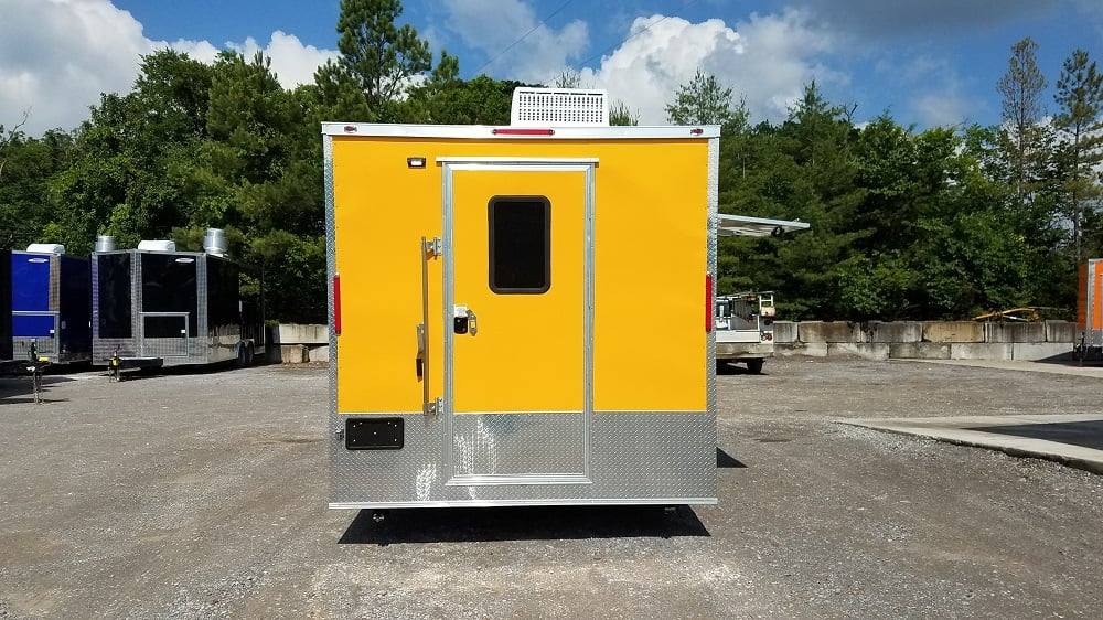 453-8.5-x-20-penske-yellow-flat-nose-concession-food-trailer-9.jpg 8.5' x 20' Penske Yellow Flat Nose Concession Food Trailer