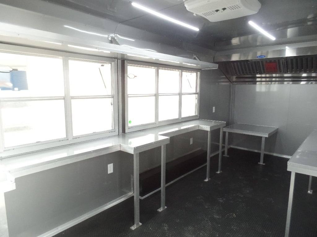 454-8.5-x-20-penske-yellow-food-concession-trailer-13.jpg 8.5' x 20' Penske Yellow Food Concession Trailer