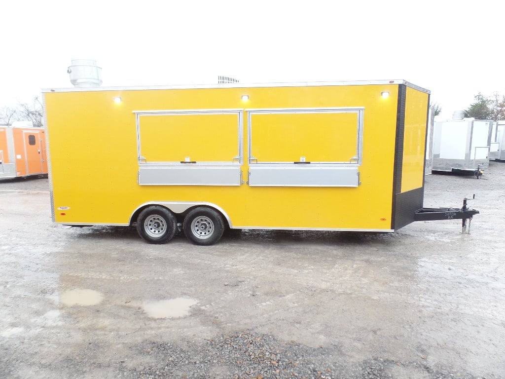 454-8.5-x-20-penske-yellow-food-concession-trailer-15.jpg 8.5' x 20' Penske Yellow Food Concession Trailer