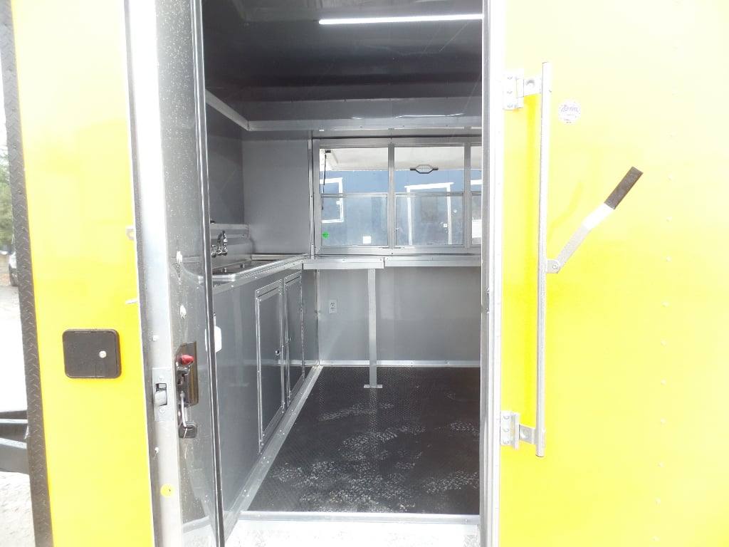 454-8.5-x-20-penske-yellow-food-concession-trailer-17.jpg 8.5' x 20' Penske Yellow Food Concession Trailer
