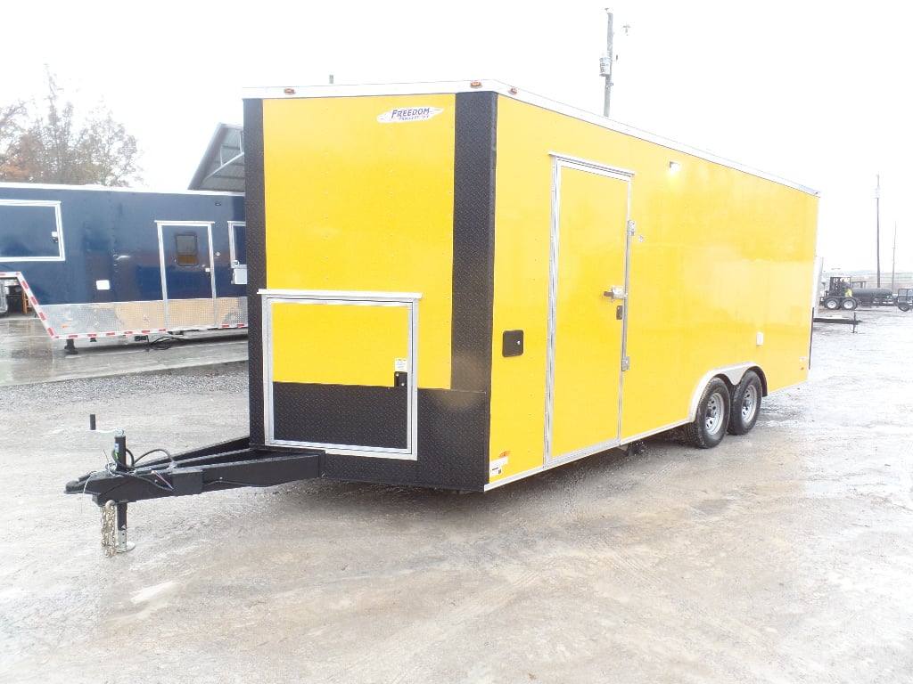 454-8.5-x-20-penske-yellow-food-concession-trailer-18.jpg 8.5' x 20' Penske Yellow Food Concession Trailer