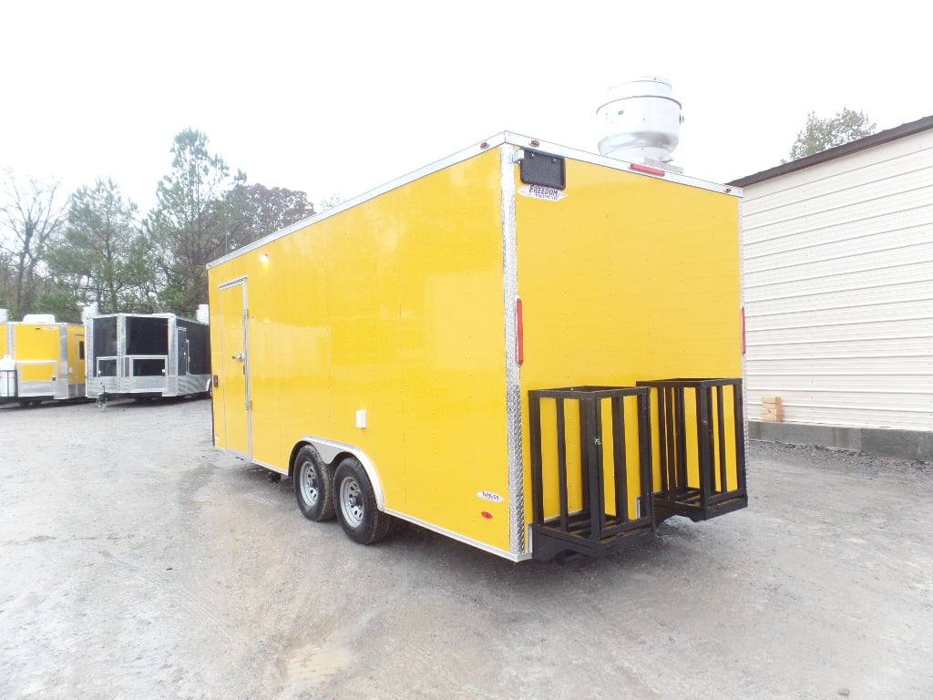 454-8.5-x-20-penske-yellow-food-concession-trailer-26.jpg 8.5' x 20' Penske Yellow Food Concession Trailer