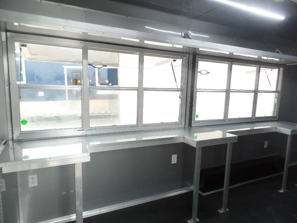 454-8.5-x-20-penske-yellow-food-concession-trailer-27.jpg 8.5' x 20' Penske Yellow Food Concession Trailer