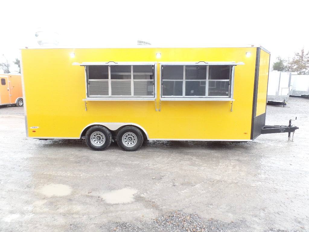 454-8.5-x-20-penske-yellow-food-concession-trailer-6.jpg 8.5' x 20' Penske Yellow Food Concession Trailer