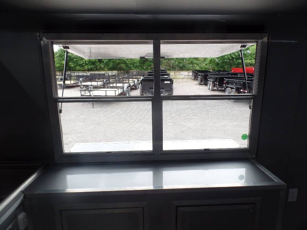 457-8.5-x-20-porch-style-concession-bbq-food-event-trailer-6.jpg 8.5' x 20' Porch Style Concession BBQ Food Event Trailer