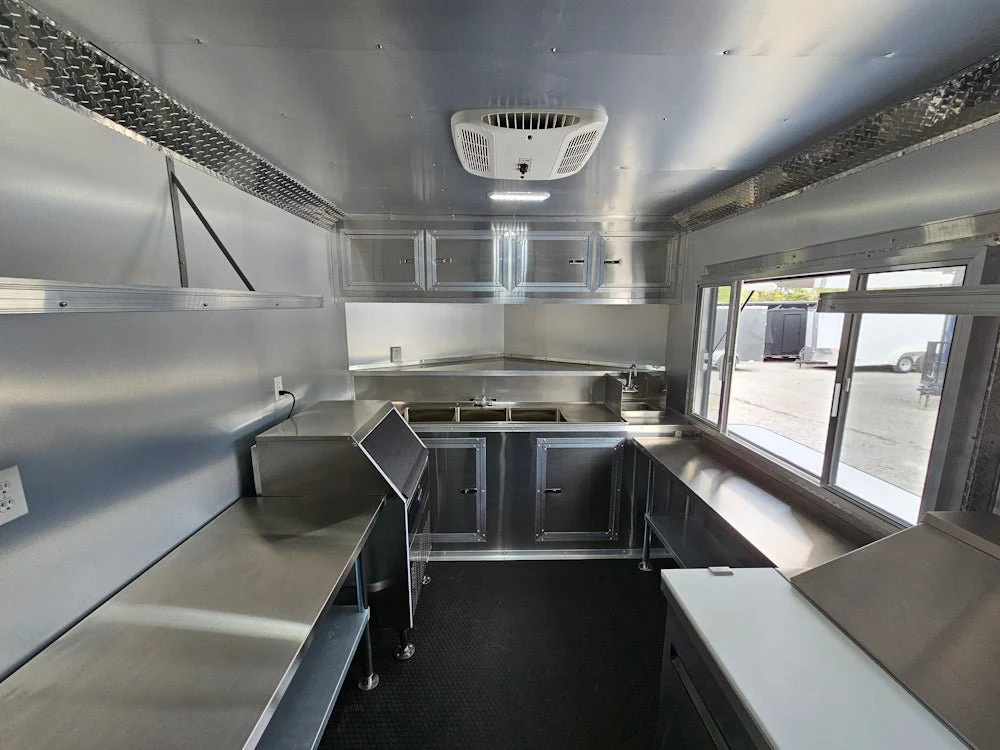 46-8.5-x-12-white-concession-trailer-drink-and-beverage-catering-20.webp 8.5' X 12' White Concession Trailer Drink and Beverage Catering