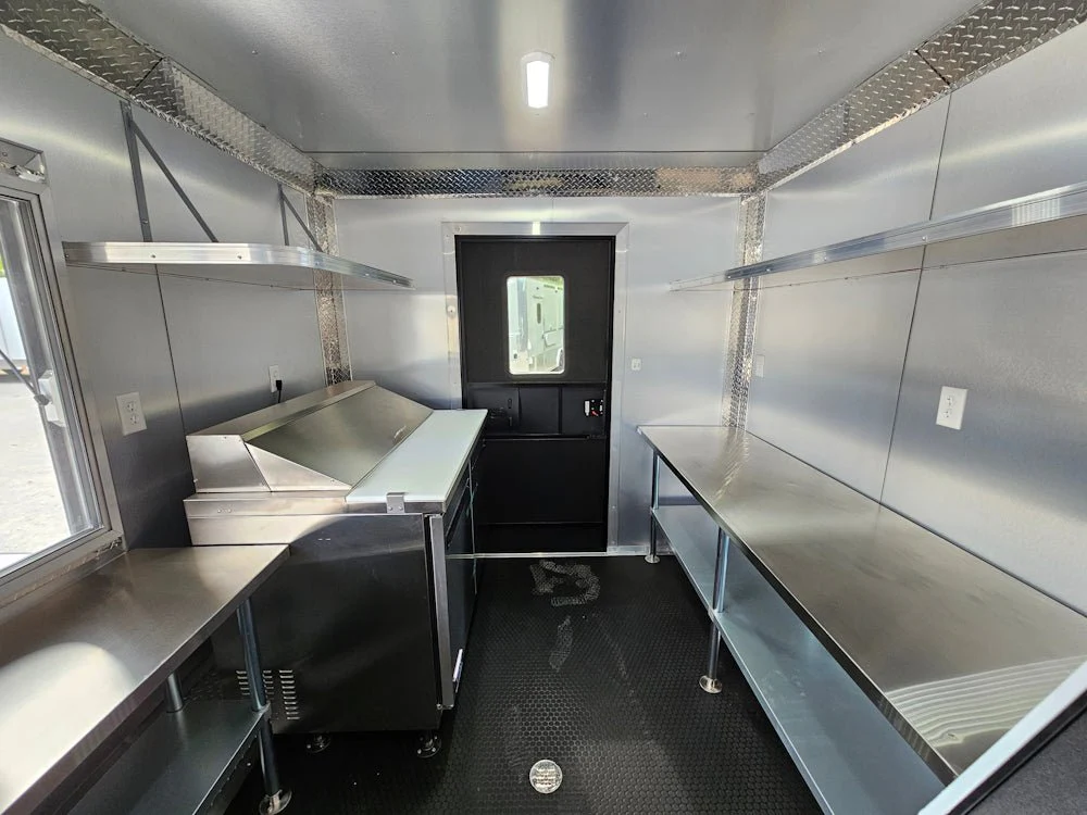 46-8.5-x-12-white-concession-trailer-drink-and-beverage-catering-25.webp 8.5' X 12' White Concession Trailer Drink and Beverage Catering