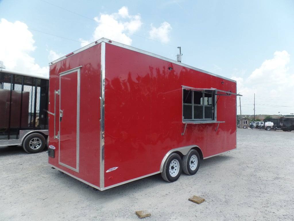 460-8.5-x-20-red-concession-food-trailer-4.jpg 8.5' x 20' Red Concession Food Trailer