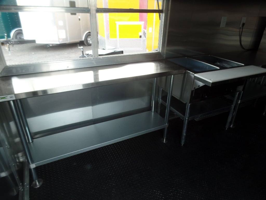 461-8.5-x-20-red-concession-food-trailer-with-appliances-22.jpg 8.5' x 20' Red Concession Food Trailer With Appliances