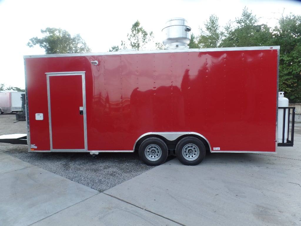 461-8.5-x-20-red-concession-food-trailer-with-appliances-28.jpg 8.5' x 20' Red Concession Food Trailer With Appliances