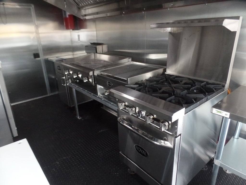 461-8.5-x-20-red-concession-food-trailer-with-appliances-9.jpg 8.5' x 20' Red Concession Food Trailer With Appliances
