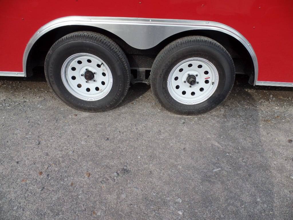 462-8.5-x-20-red-food-catering-event-concession-trailer-24.jpg 8.5' x 20' Red Food Catering Event Concession Trailer