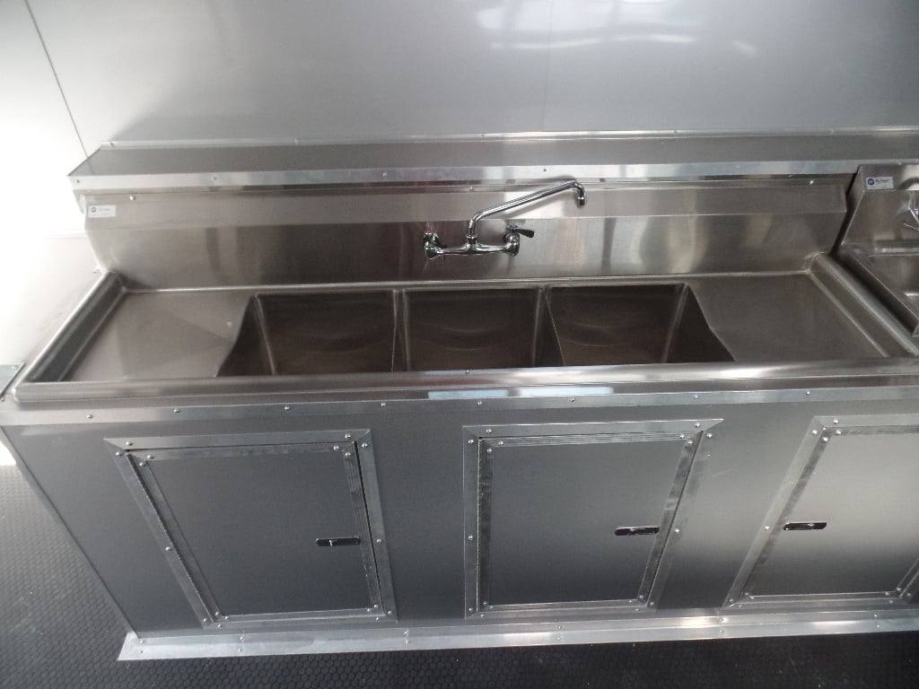 462-8.5-x-20-red-food-catering-event-concession-trailer-30.jpg 8.5' x 20' Red Food Catering Event Concession Trailer