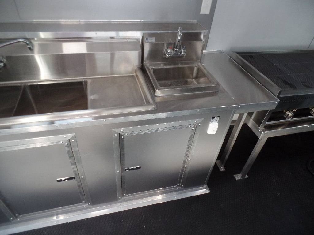 462-8.5-x-20-red-food-catering-event-concession-trailer-32.jpg 8.5' x 20' Red Food Catering Event Concession Trailer
