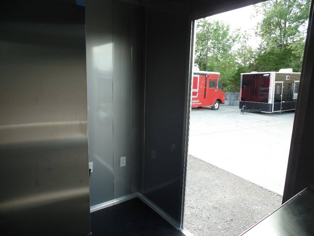 462-8.5-x-20-red-food-catering-event-concession-trailer-9.jpg 8.5' x 20' Red Food Catering Event Concession Trailer