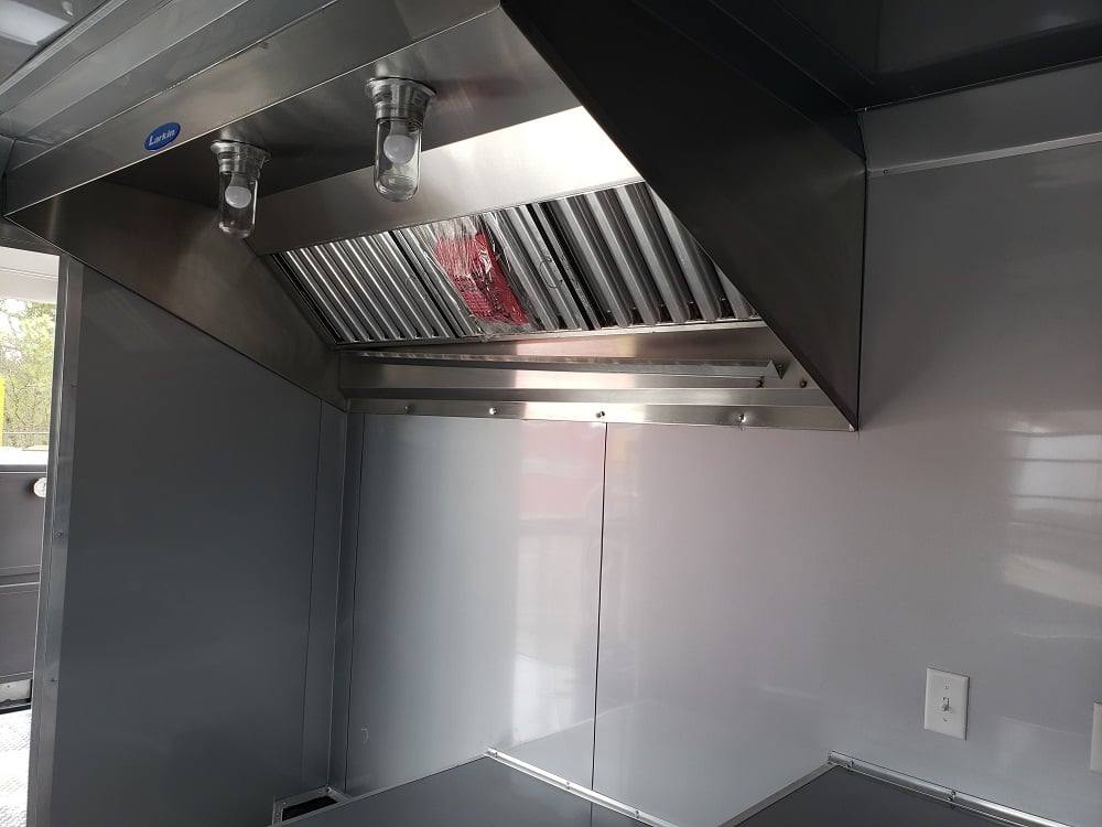 463-8.5-x-20-red-porch-style-bbq-concession-food-trailer-with-appliances-17.jpg 8.5' x 20' Red Porch Style BBQ Concession Food Trailer with Appliances