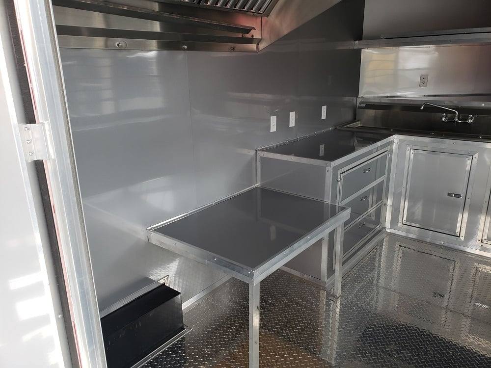 463-8.5-x-20-red-porch-style-bbq-concession-food-trailer-with-appliances-2.jpg 8.5' x 20' Red Porch Style BBQ Concession Food Trailer with Appliances