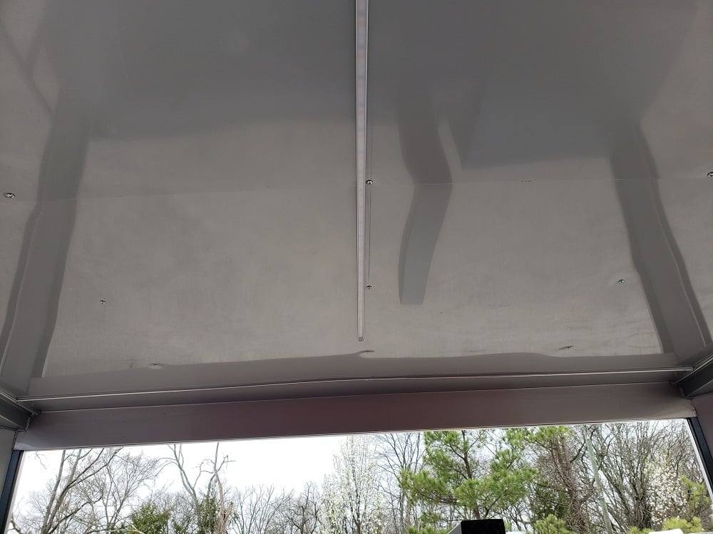 463-8.5-x-20-red-porch-style-bbq-concession-food-trailer-with-appliances-23.jpg 8.5' x 20' Red Porch Style BBQ Concession Food Trailer with Appliances