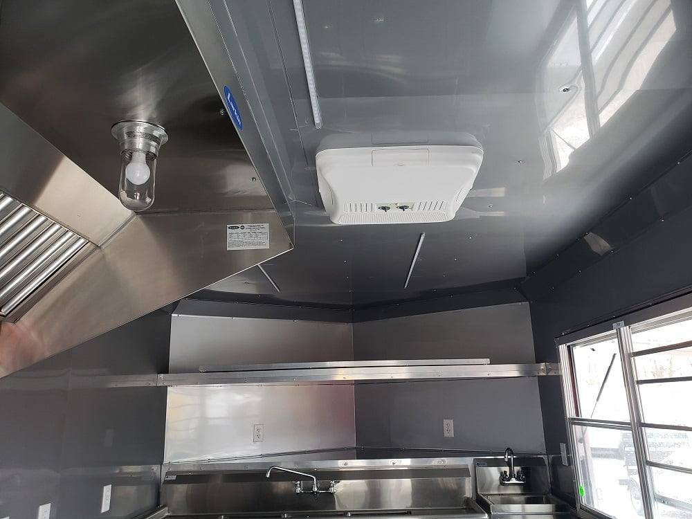 463-8.5-x-20-red-porch-style-bbq-concession-food-trailer-with-appliances-25.jpg 8.5' x 20' Red Porch Style BBQ Concession Food Trailer with Appliances
