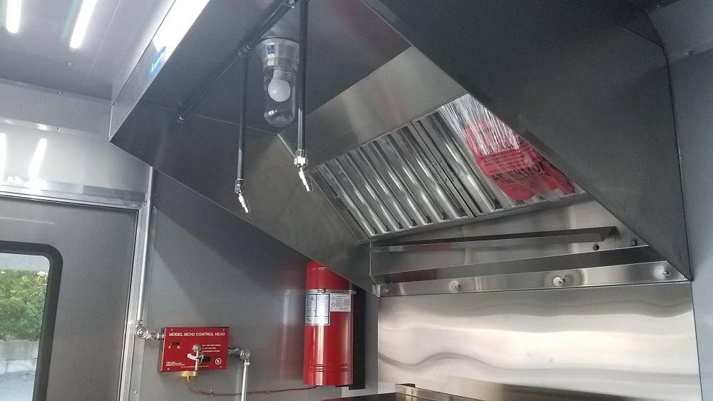 464-8.5-x-20-red-porch-style-concession-food-trailer-with-appliances-5.jpg 8.5' x 20' Red Porch Style Concession Food Trailer With Appliances