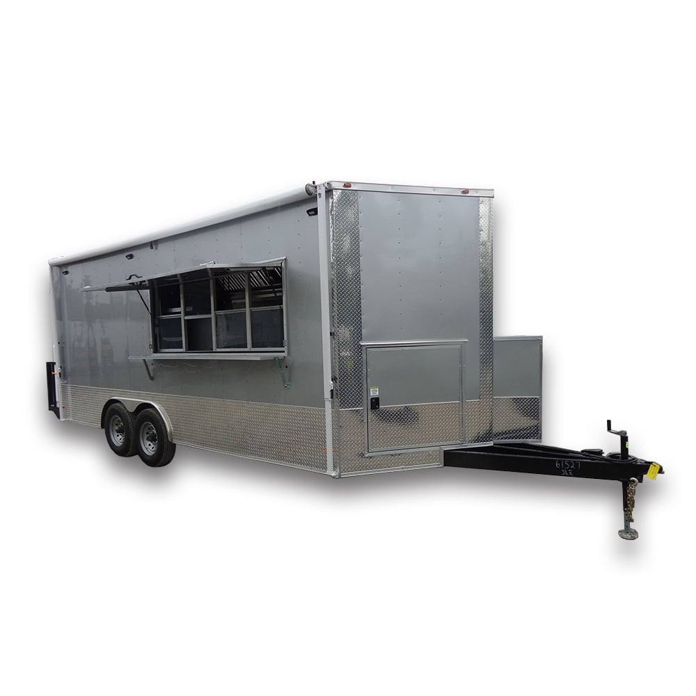 465-8.5-x-20-silver-frost-concession-food-trailer-with-appliances-1.jpg 8.5' x 20' Silver Frost Concession Food Trailer With Appliances