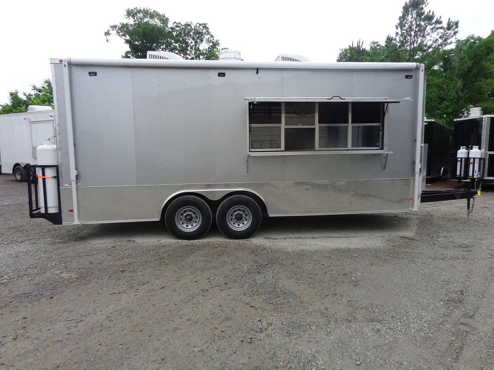 465-8.5-x-20-silver-frost-concession-food-trailer-with-appliances-3.jpg 8.5' x 20' Silver Frost Concession Food Trailer With Appliances