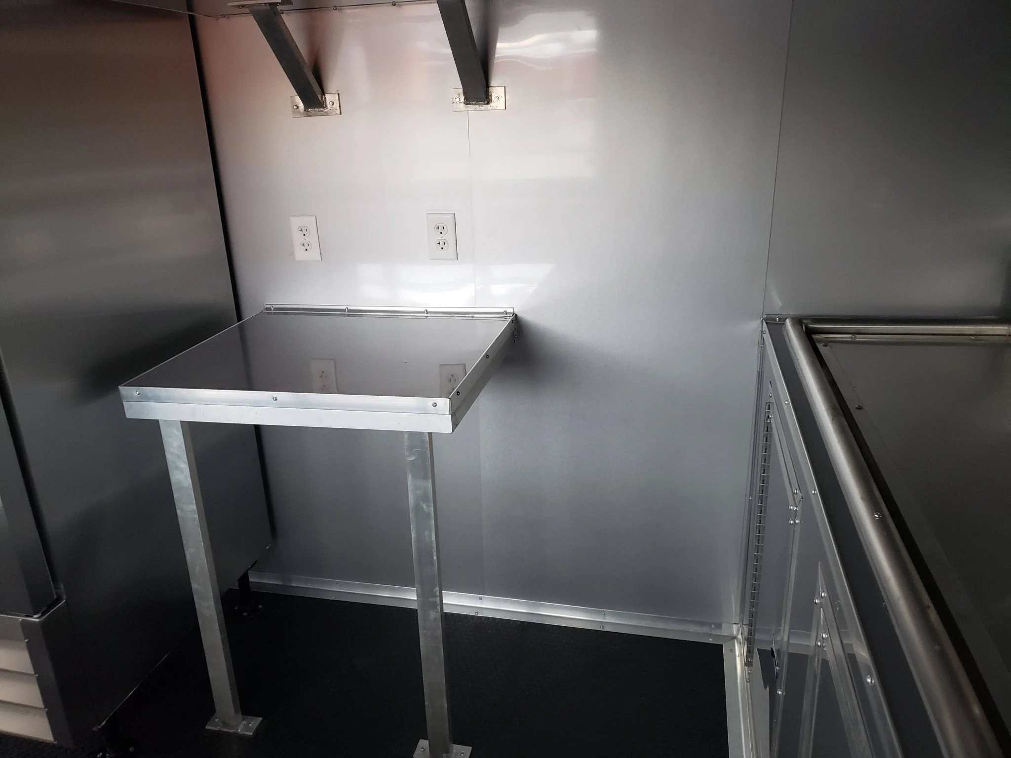 8.5' x 20' Victory Red BBQ Porch Food Concession Trailer with Appliances