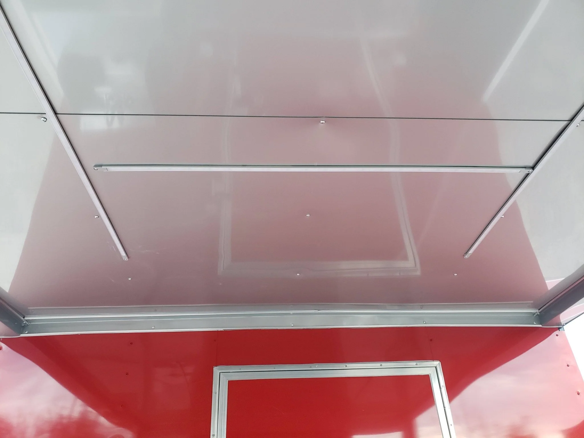 8.5' x 20' Victory Red BBQ Porch Food Concession Trailer with Appliances