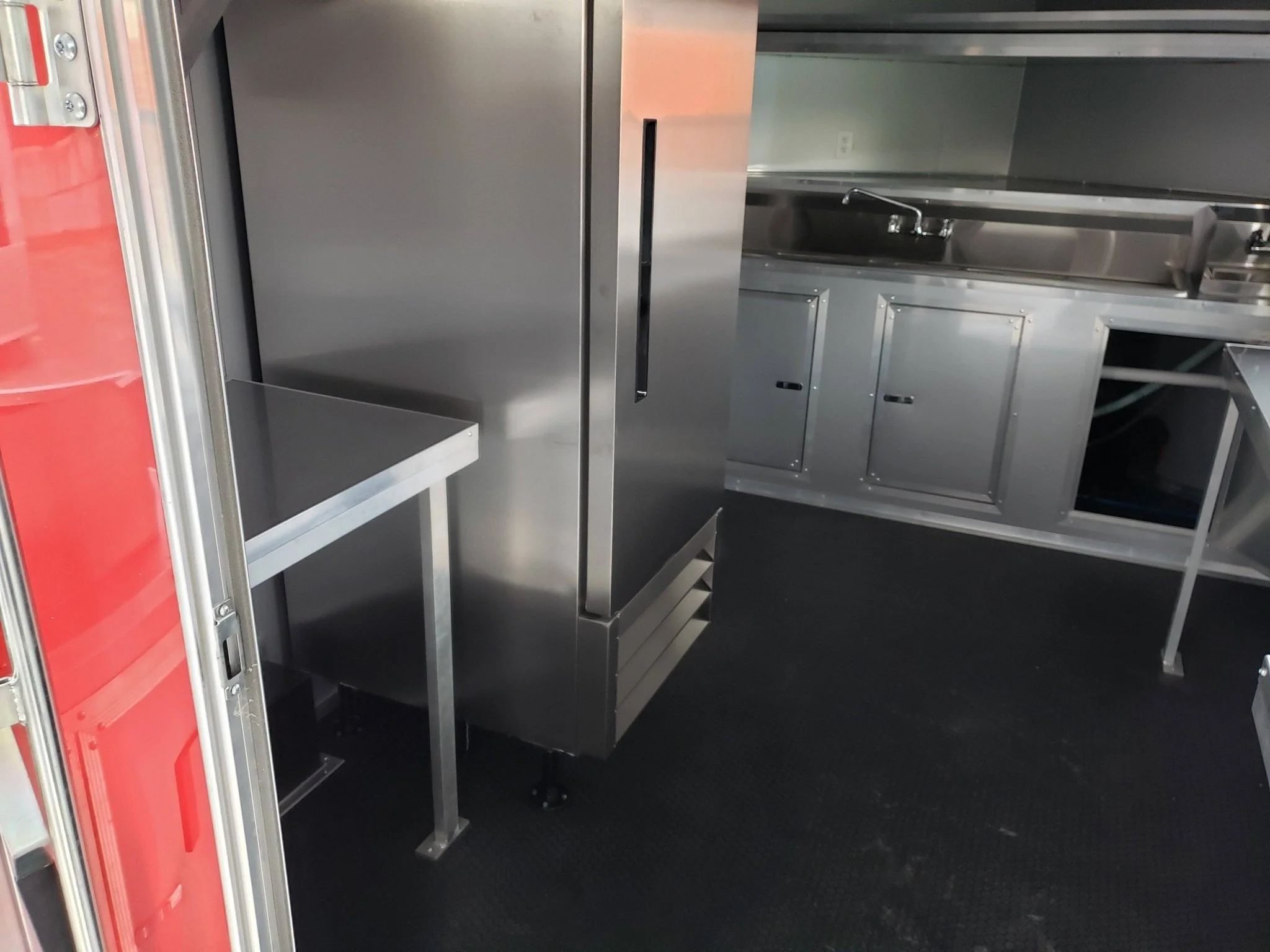 8.5' x 20' Victory Red BBQ Porch Food Concession Trailer with Appliances