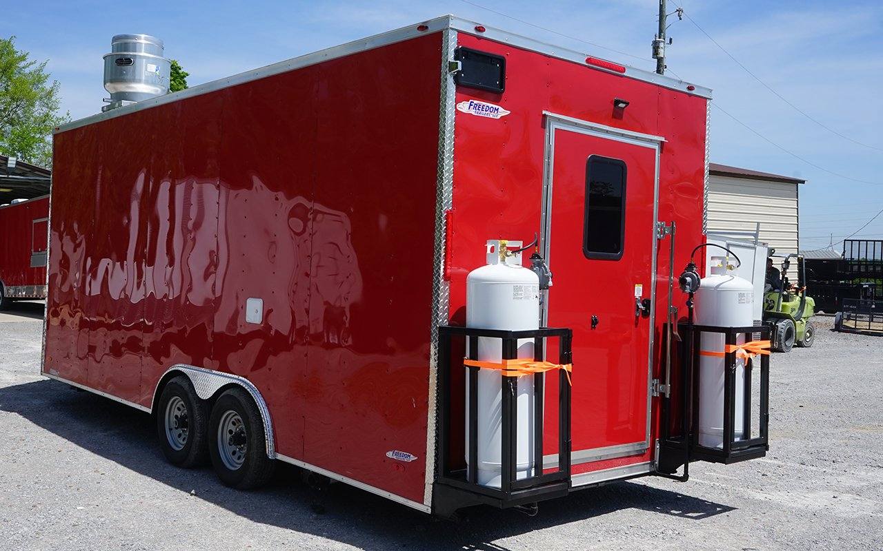 470-8.5-x-20-victory-red-concession-trailer-food-event-catering-5.jpg 8.5' x 20' Victory Red Concession Trailer Food Event Catering
