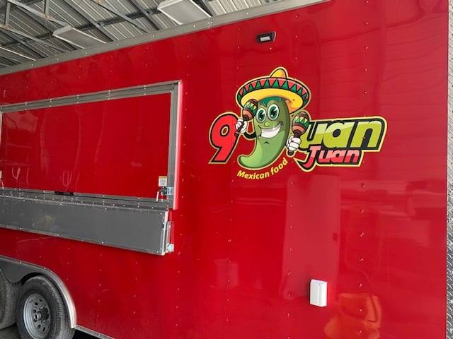 471-8.5-x-20-victory-red-food-vending-concession-trailer-with-restroom-19.jpg 8.5' x 20' Victory Red Food Vending Concession Trailer with Restroom
