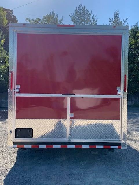 471-8.5-x-20-victory-red-food-vending-concession-trailer-with-restroom-23.jpg 8.5' x 20' Victory Red Food Vending Concession Trailer with Restroom