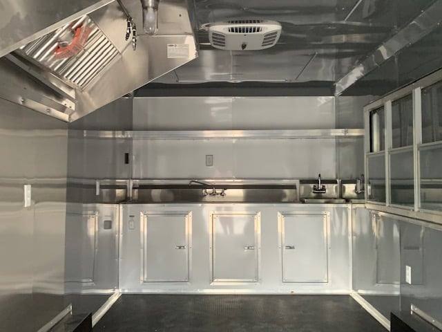 471-8.5-x-20-victory-red-food-vending-concession-trailer-with-restroom-31.jpg 8.5' x 20' Victory Red Food Vending Concession Trailer with Restroom