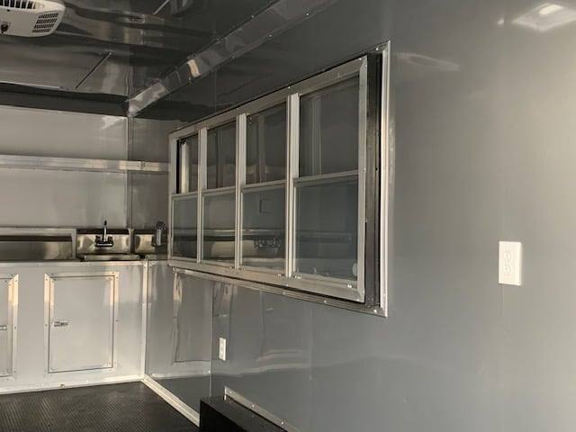471-8.5-x-20-victory-red-food-vending-concession-trailer-with-restroom-6.jpg 8.5' x 20' Victory Red Food Vending Concession Trailer with Restroom
