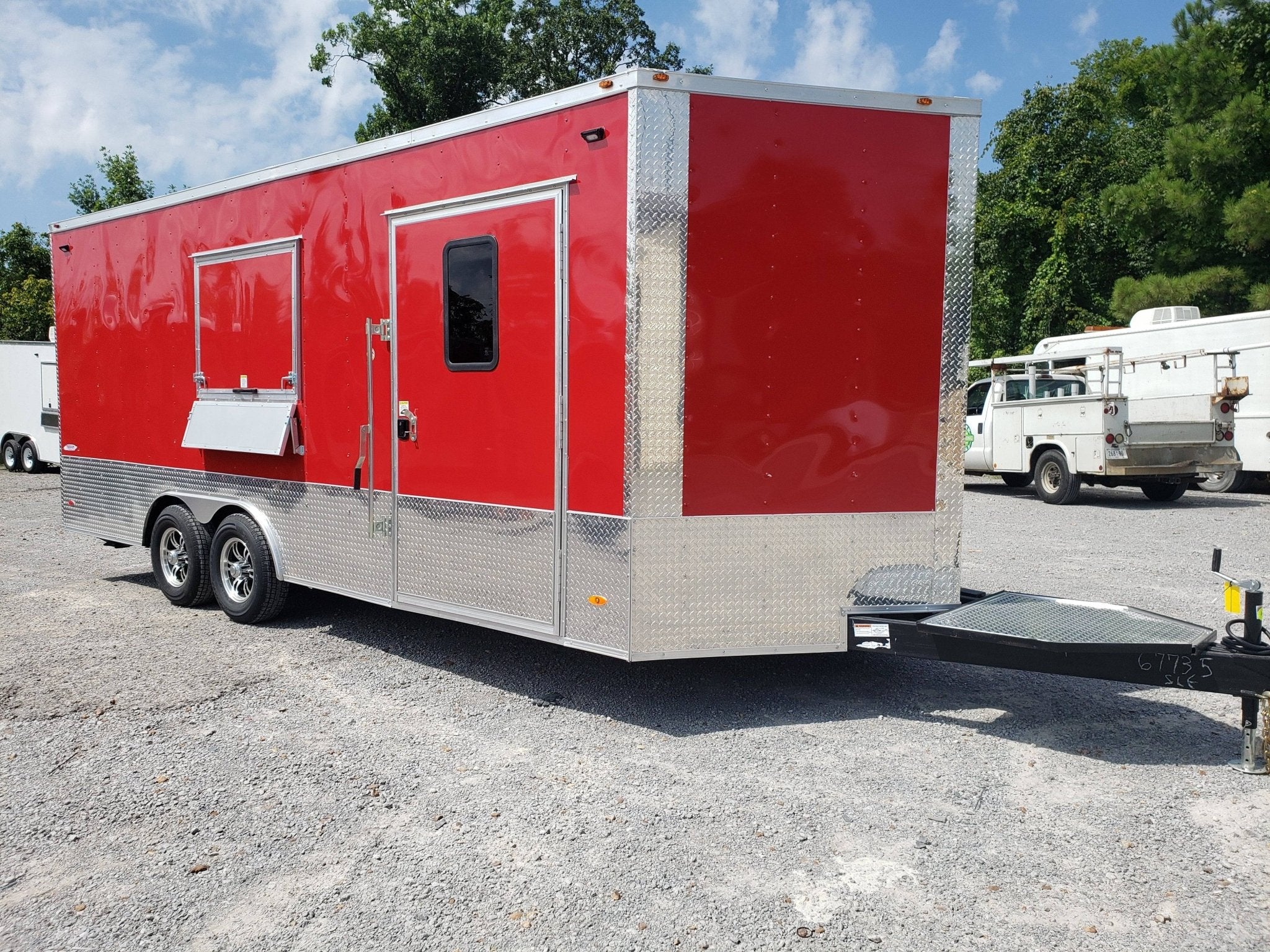 472-8.5-x-20-victory-red-office-trailer-11.jpg 8.5' x 20' Victory Red Office Trailer