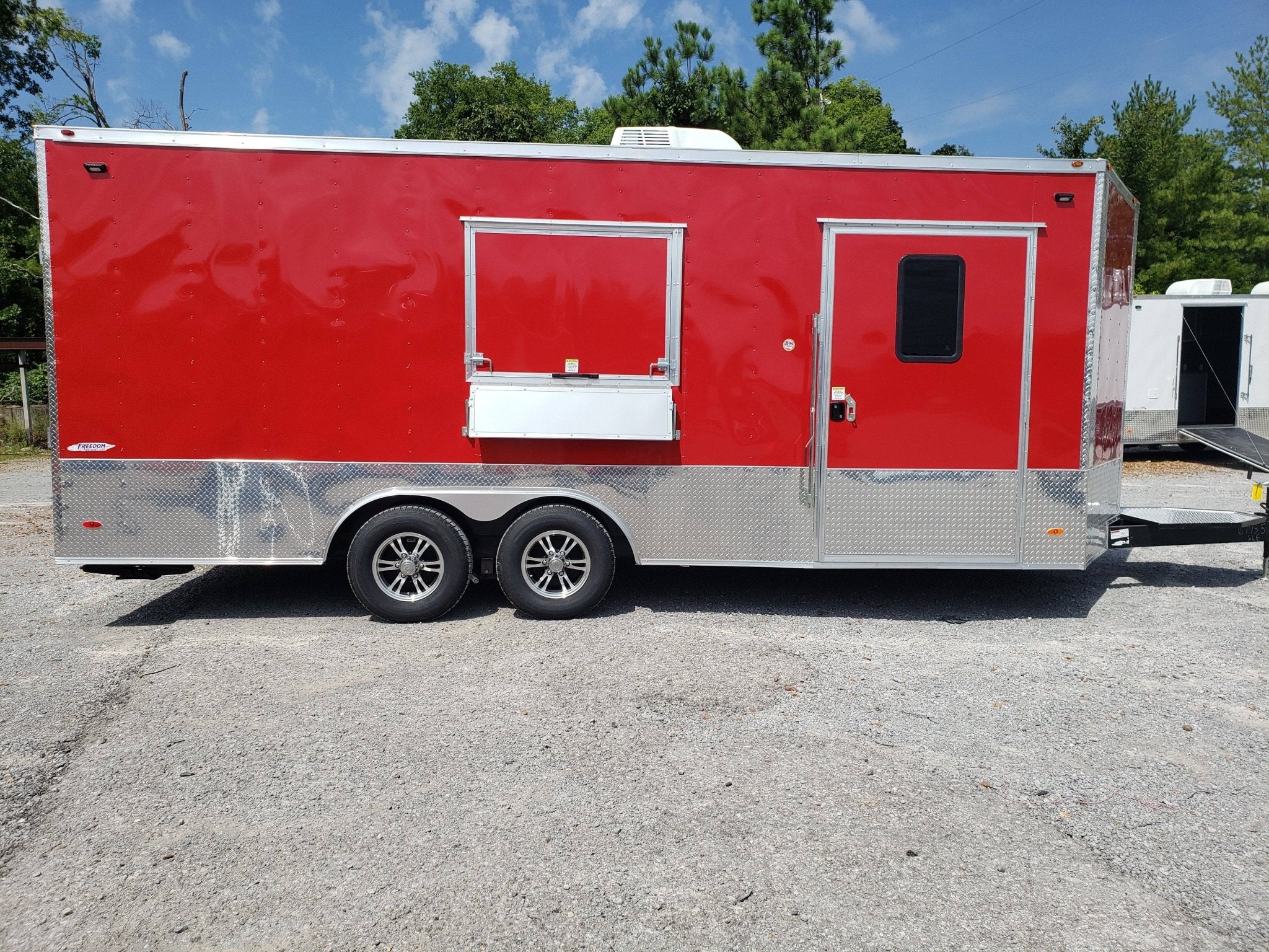 472-8.5-x-20-victory-red-office-trailer-23.jpg 8.5' x 20' Victory Red Office Trailer