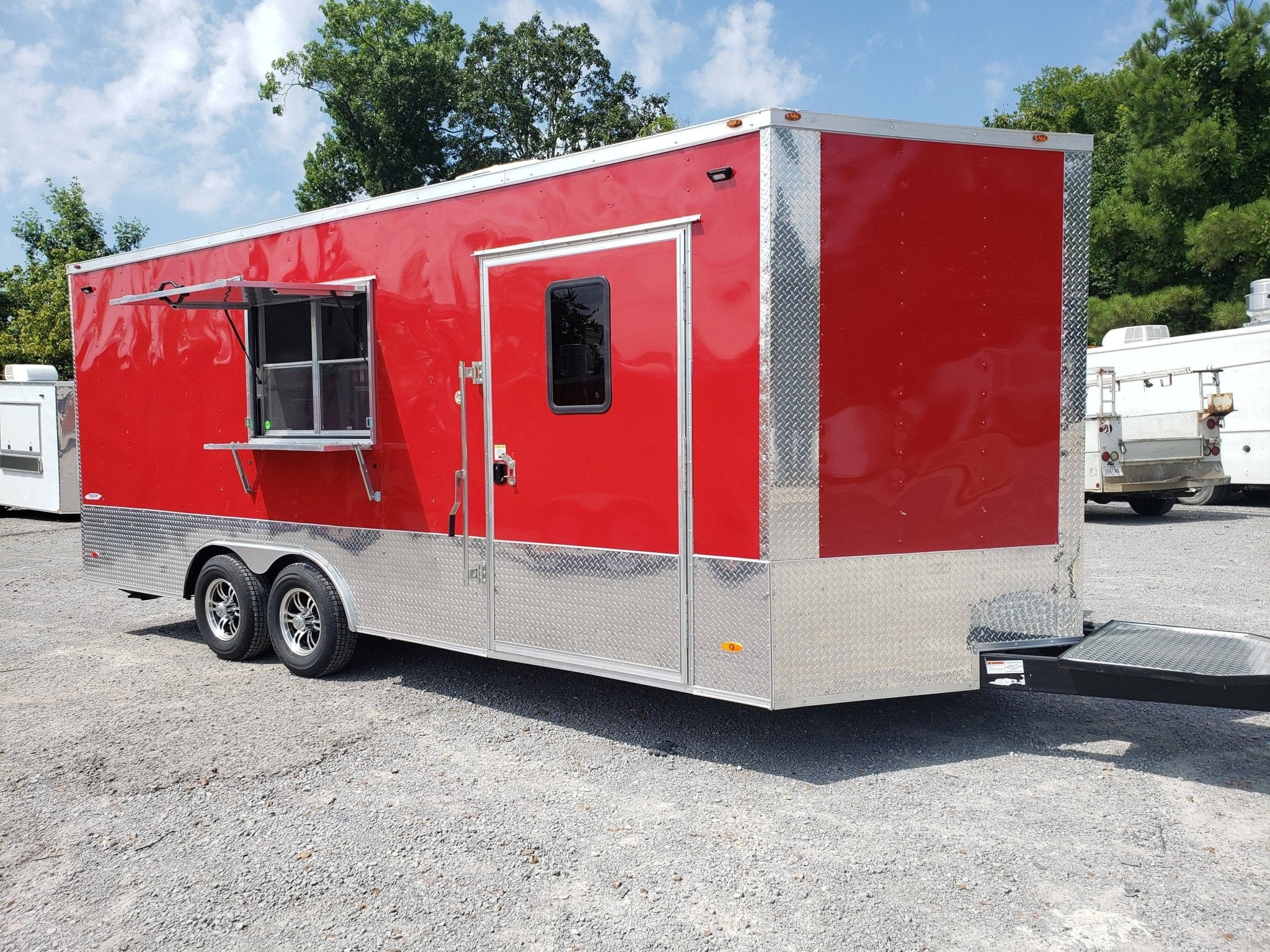 472-8.5-x-20-victory-red-office-trailer-9.jpg 8.5' x 20' Victory Red Office Trailer