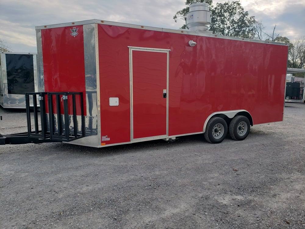 473-8.5-x-20-victory-red-vending-concession-food-trailer-4.jpg 8.5' x 20' Victory Red Vending Concession Food Trailer
