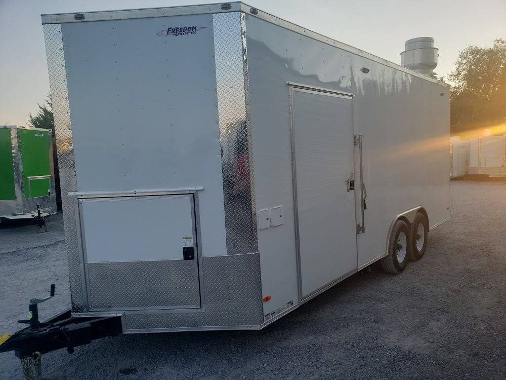 474-8.5-x-20-white-bakery-concession-food-trailer-with-appliances-18.jpg 8.5' x 20' White Bakery Concession Food Trailer With Appliances