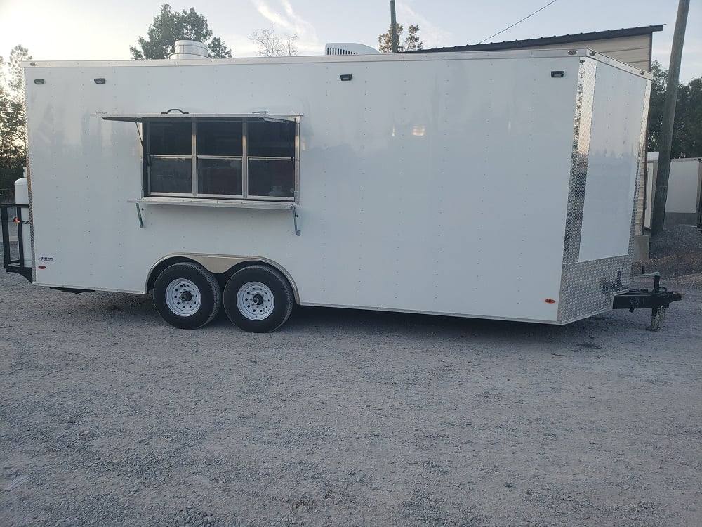 474-8.5-x-20-white-bakery-concession-food-trailer-with-appliances-23.jpg 8.5' x 20' White Bakery Concession Food Trailer With Appliances
