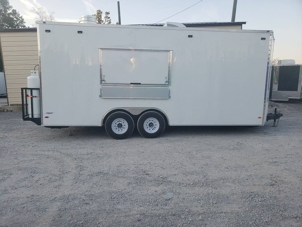 474-8.5-x-20-white-bakery-concession-food-trailer-with-appliances-24.jpg 8.5' x 20' White Bakery Concession Food Trailer With Appliances