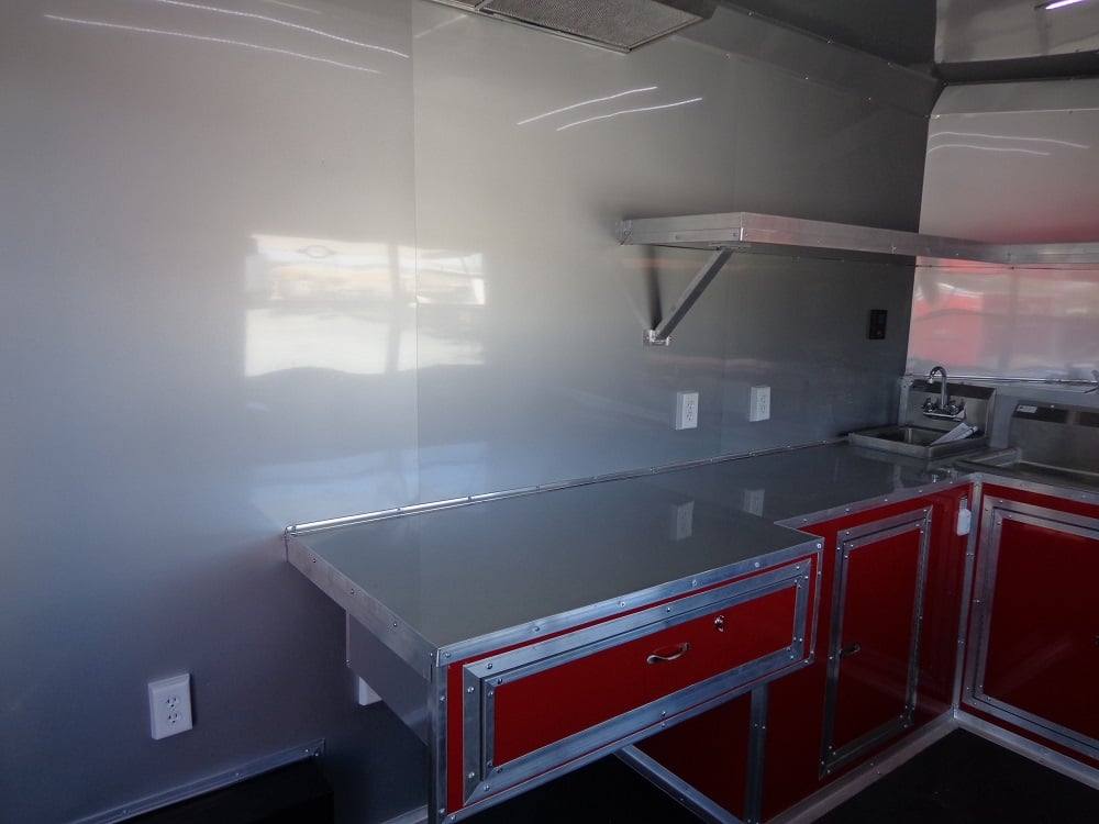 476-8.5-x-20-white-concession-bbq-food-event-trailer-12.jpg 8.5' x 20' White Concession BBQ Food Event Trailer