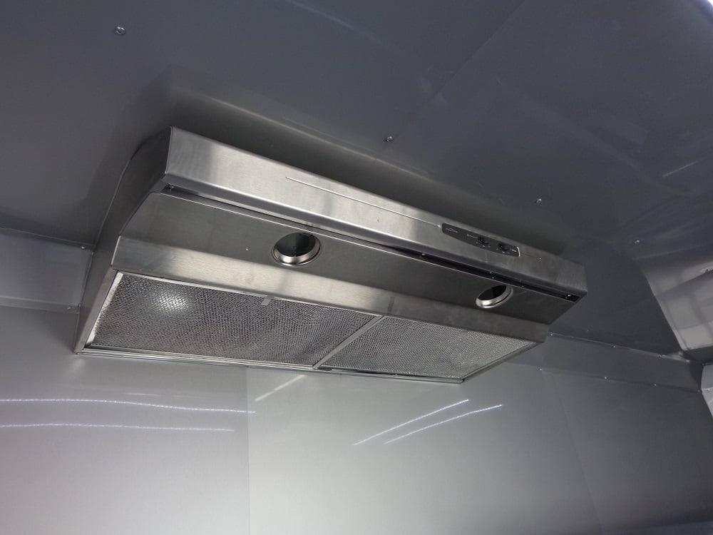 476-8.5-x-20-white-concession-bbq-food-event-trailer-14.jpg 8.5' x 20' White Concession BBQ Food Event Trailer