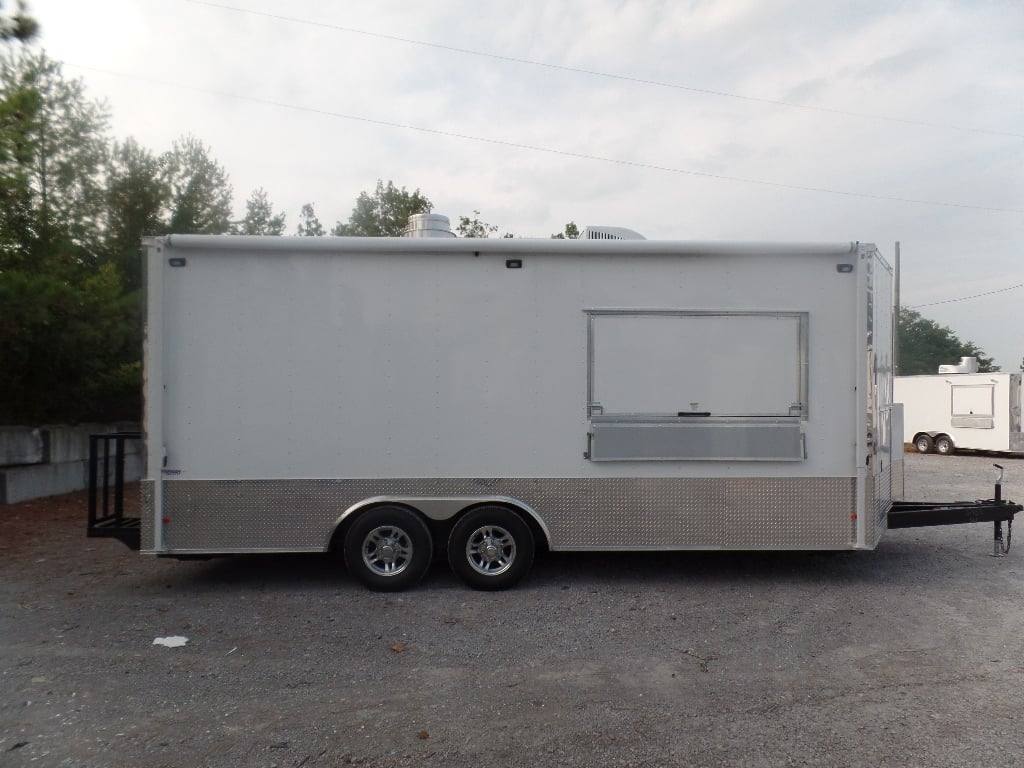 477-8.5-x-20-white-concession-food-event-trailer-11.jpg 8.5' x 20' White Concession Food Event Trailer