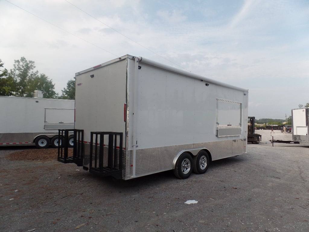 477-8.5-x-20-white-concession-food-event-trailer-14.jpg 8.5' x 20' White Concession Food Event Trailer