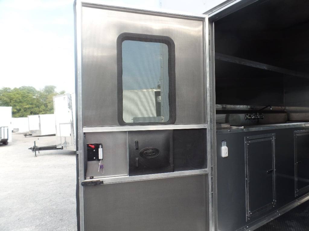 477-8.5-x-20-white-concession-food-event-trailer-18.jpg 8.5' x 20' White Concession Food Event Trailer
