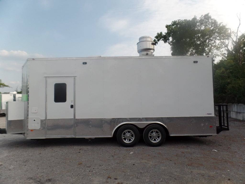477-8.5-x-20-white-concession-food-event-trailer-25.jpg 8.5' x 20' White Concession Food Event Trailer